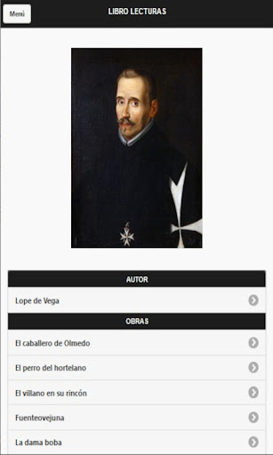 Android application Lope de Vega - Teatro screenshort