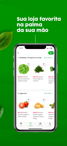 Android application Orgânicos Zé Neco screenshort