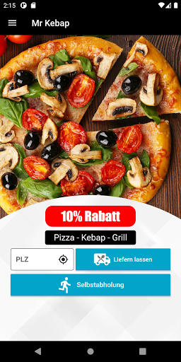 Android application Mr Kebap screenshort