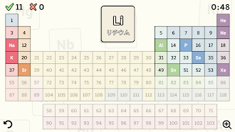 Game screenshot Periodic Table Quiz - 周期表クイズ apk download