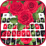 Cover Image of Скачать Beautiful Roses Keyboard Theme  APK