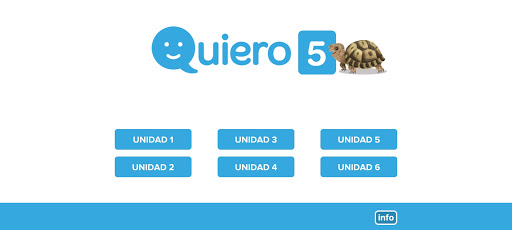 Android application Quiero - 5 años screenshort