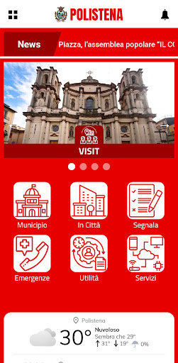 Android application Polistena screenshort