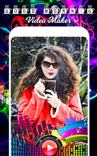 Android application Good morning video maker song screenshort