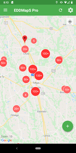 EDDMapS Pro Screen 3