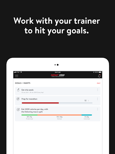Screenshot of Impact Zone Fitness NJ