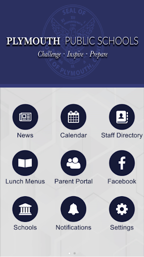 Android application Plymouth Public Schools screenshort