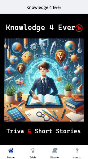 Android application Knowledge 4 Ever screenshort