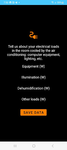 Air conditioning optimizer Screen 3