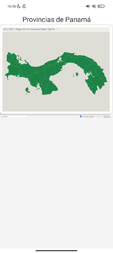Android application Provincias de Panamá Juego screenshort