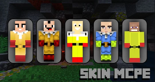 One Punchman Skins for MCPE