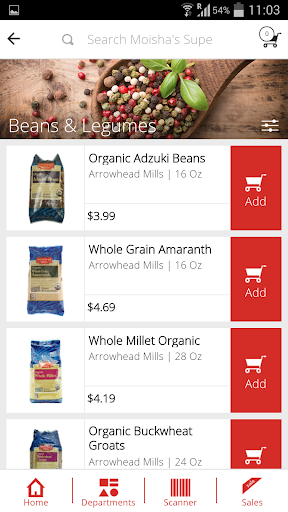 Screenshot of Moisha's Supermarket