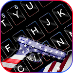 Cover Image of Download America Guns Keyboard Theme  APK