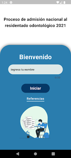 Android application Exam de espe odonto 2021 screenshort