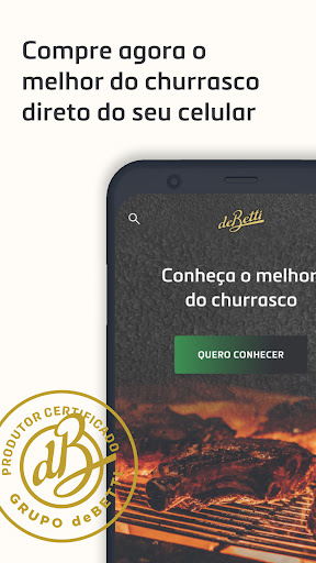 Android application deBetti Dry Aged screenshort