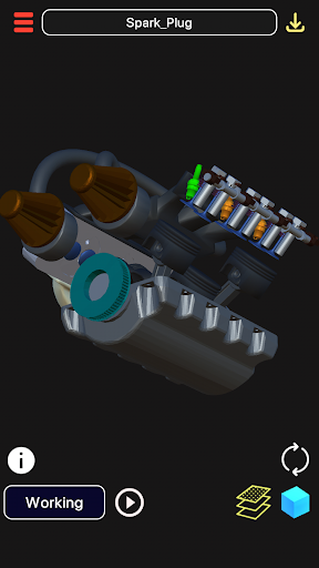 Android application 3D Engineering Animation screenshort
