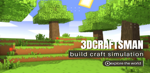 Android application 3DCRAFTSMAN JUNGLE BUILDCRAFT screenshort