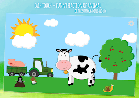 Moo & animals - kids game for toddlers from 1 year
