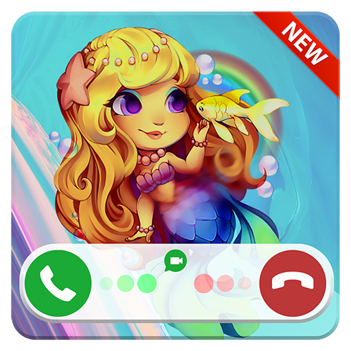 Cute Mermaid chat video  call Mermaid