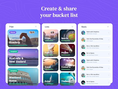 iBucket: Bucket List Screenshot