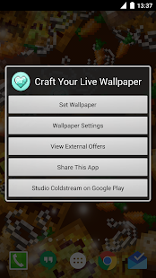 Live Minecraft Wallpaper Screenshot