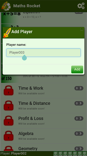 Maths Rocket Screen 2