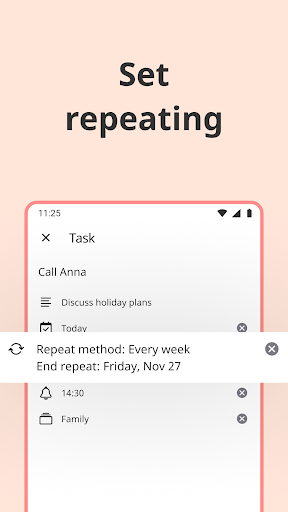 Listta: Daily Planner & To Do एंड्रॉइड ऐप स्क्रीनশট 5