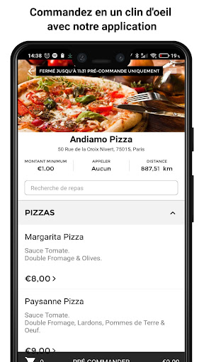 Andiamo Pizza Screen 2