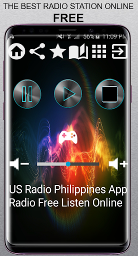 Android application US Radio Philippines App Liste screenshort