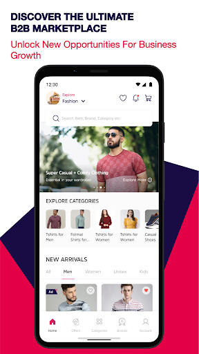 Android application Dukaan Dost B2B Textile Portal screenshort