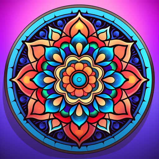 Mandala De Livros De Colorir Jogos Adultos Para Relax na App Store