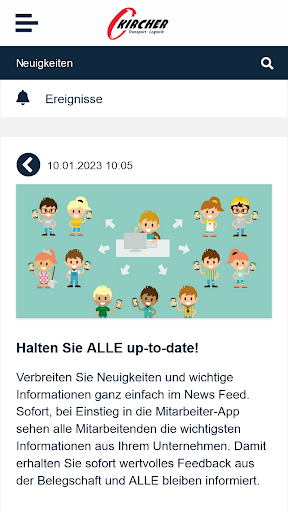 myKIRCHER Screen 2
