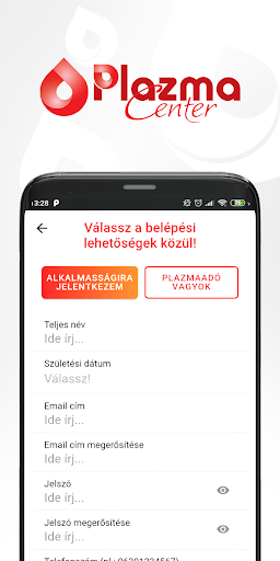 Plazma Center App Screen 2