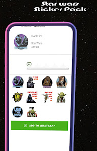 Screenshot 3 WASticker Star Wars Pack android