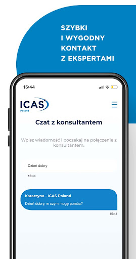 Android application ICAS Poland EAP screenshort