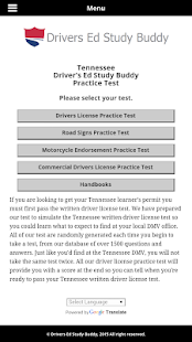 Tennessee Driver License Test