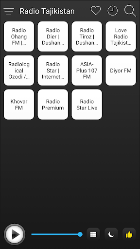 Android application Tajikistan FM AM Music screenshort
