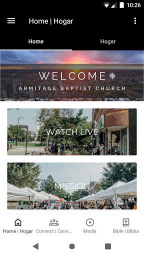 Android application Armitage Baptist Church screenshort