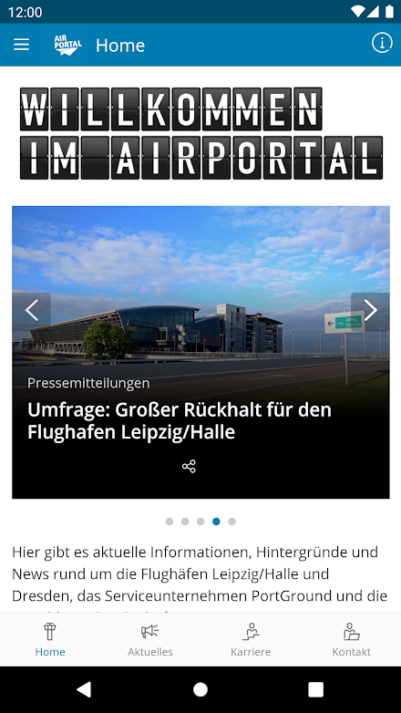AIRPORTAL by MDF Screen 1