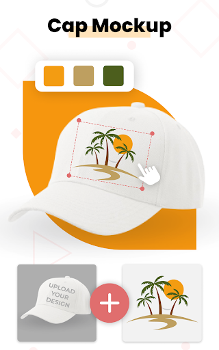 Screenshot of Mockup Creator, T-shirt Design
