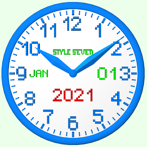 3D Analog Clock-7  Icon