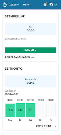 ZeitFabrik Screenshot