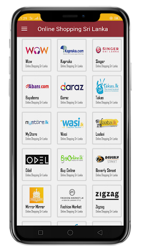 Android application Online Shopping Sri Lanka screenshort