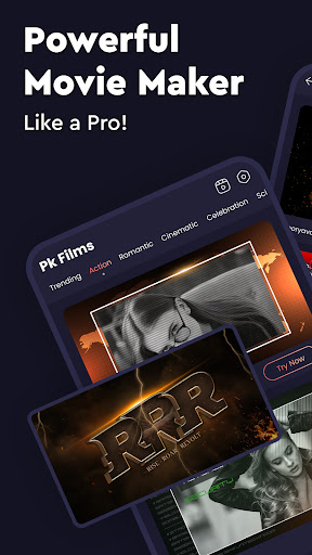 Android application PK Film: Movie Video Maker screenshort