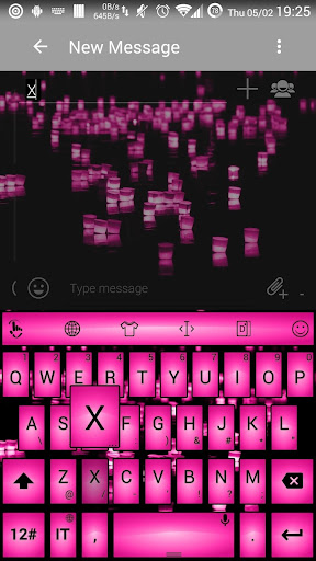Keyboard Theme Led Pink