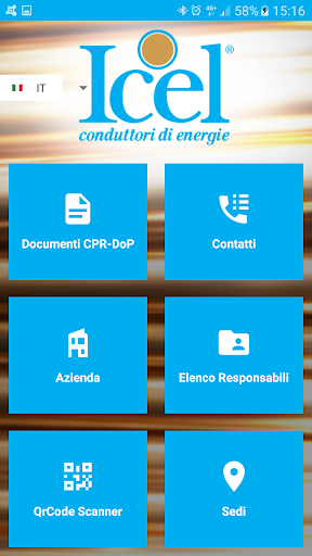 Android application ICEL App screenshort