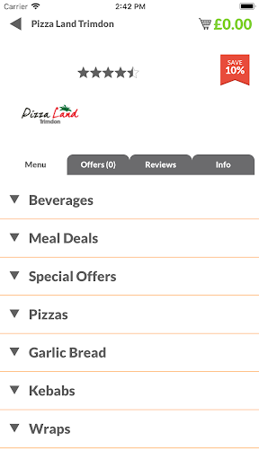 Pizza Land Screen 2