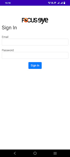 Android application FocusEyeTech screenshort