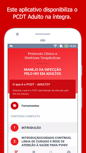 Android application PCDT Adulto screenshort