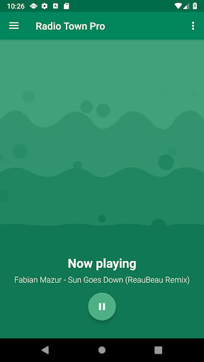 Android application Radio Town screenshort